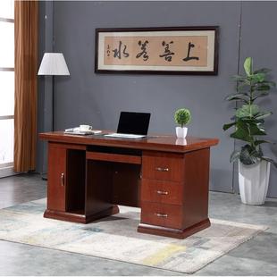 供应油漆办公桌主管桌小班台经理桌职员单人桌贴木皮1.4桌椅