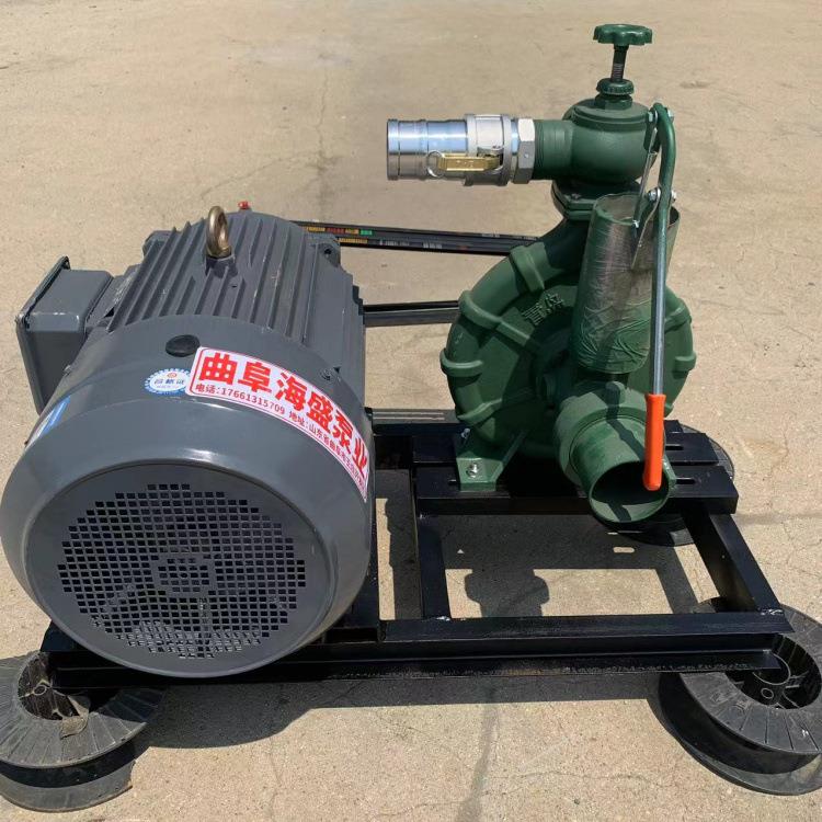 移动拖车款4寸喷灌水泵高山远距离送水增压泵农用高压喷淋机