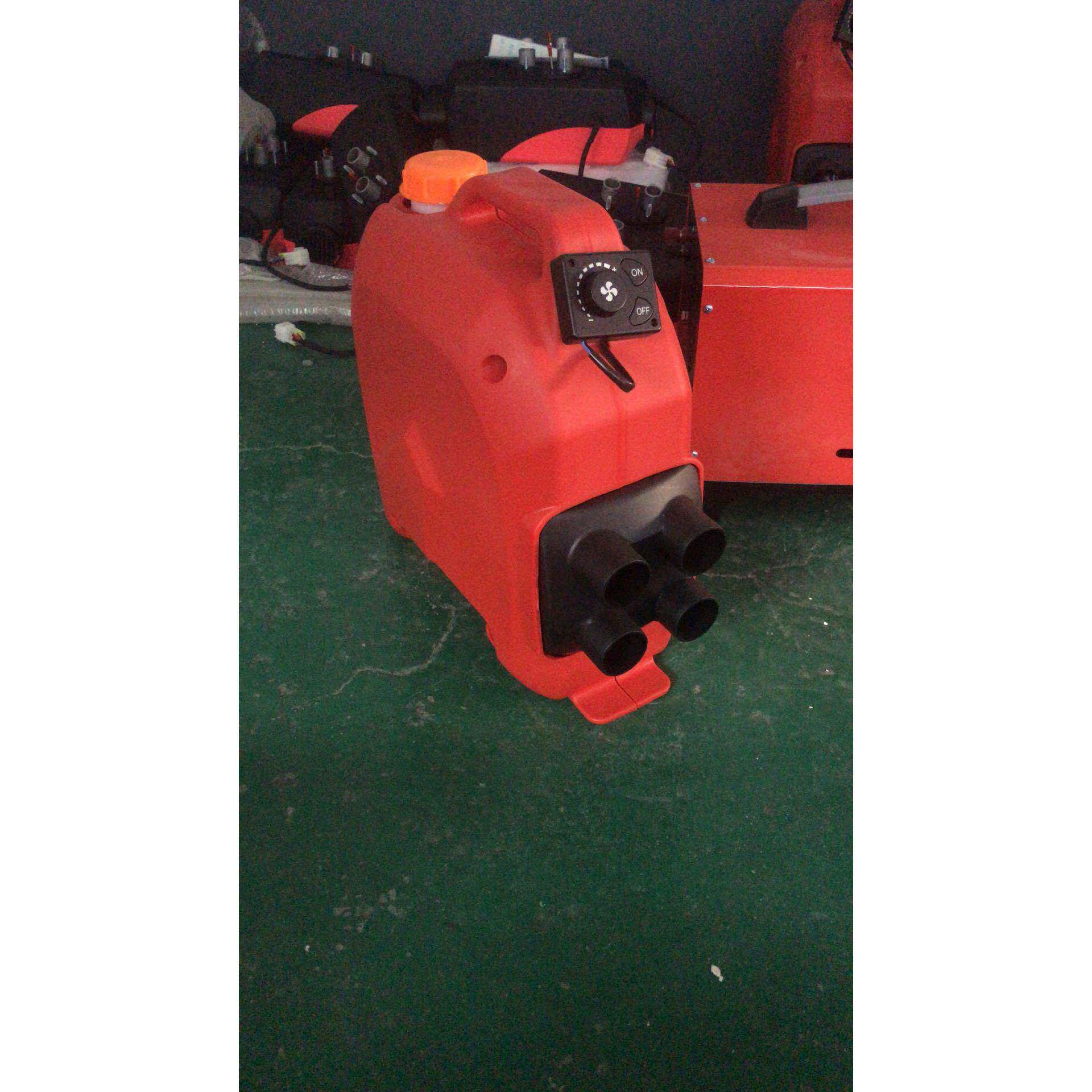 一体机驻车加热器英文版出口外贸塑料壳带提手一孔外贸取暖器