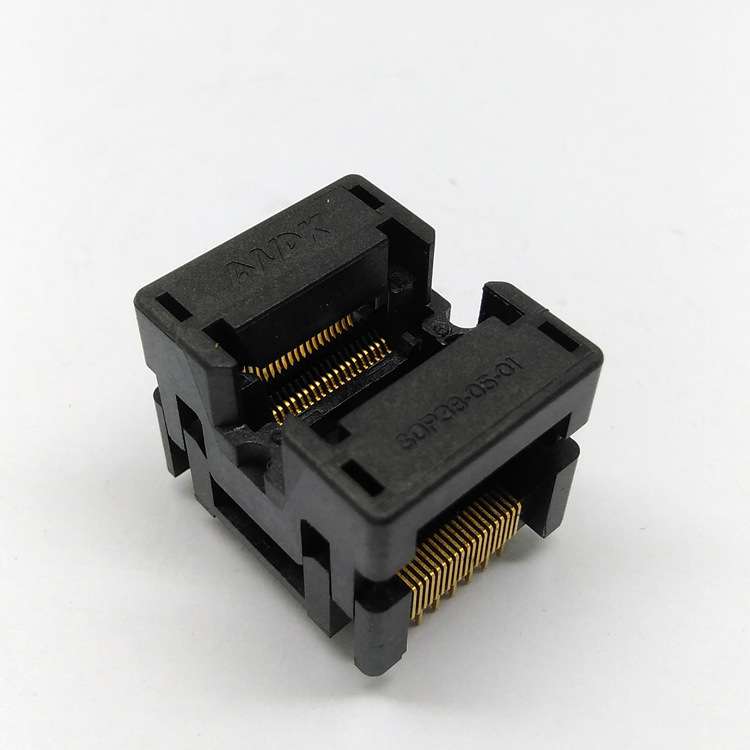 SSOP38 芯片测试座 ots38-0.5-02 弹跳镀金双触点 IC老化座