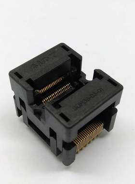 SSOP38 芯片测试座 ots38-0.5-02 弹跳镀金双触点 IC老化座