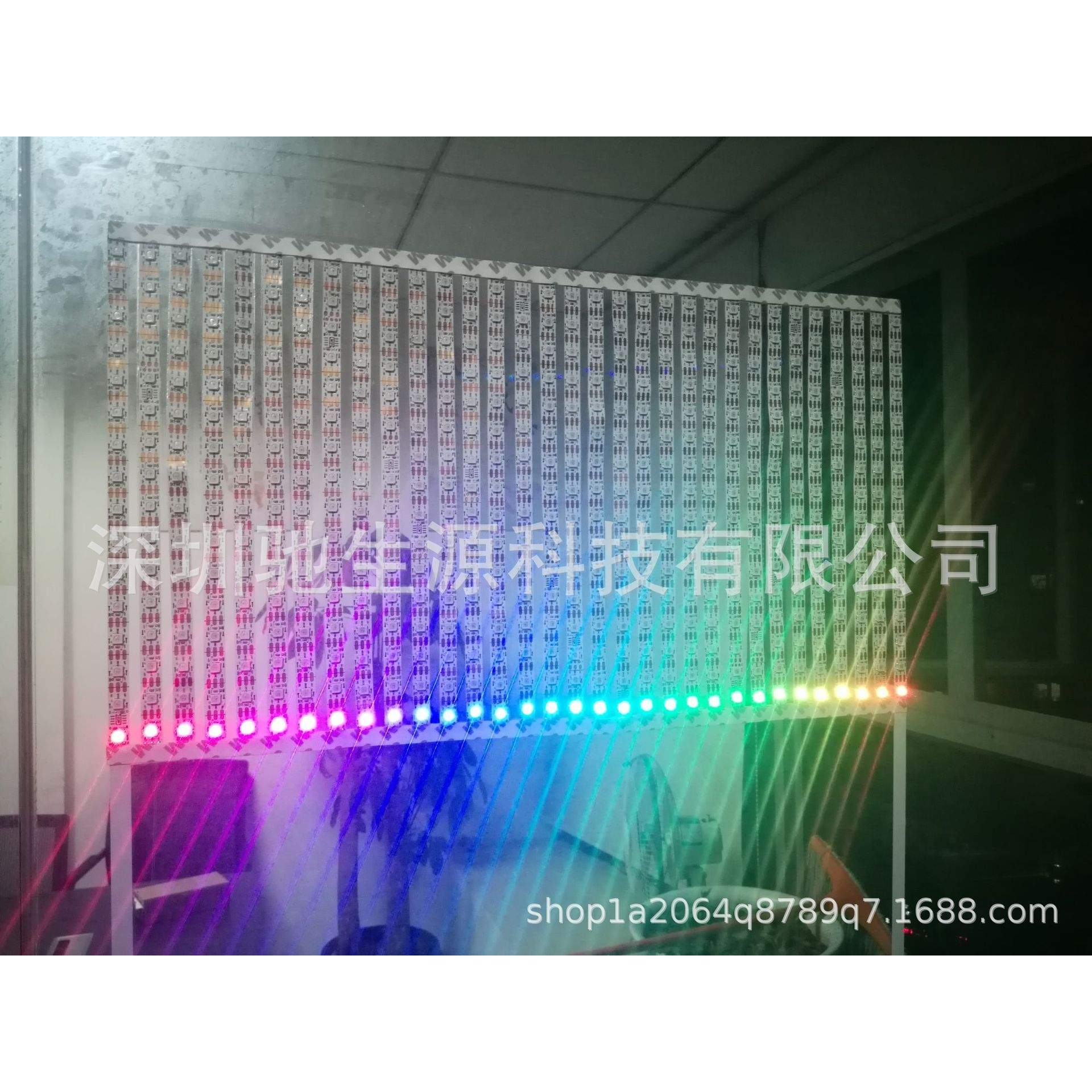 LED 幻彩音乐控制器+灯条显示屏  配套 套装  频谱