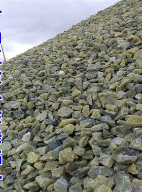 丹东绿石子园林铺面丹东绿卵石碎石机制水磨石子绿色水洗石