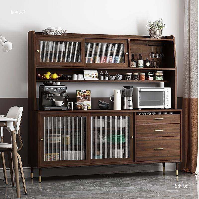 新中式实木多层板餐边柜酒柜现代简约储物柜餐厅菜厨柜茶水柜碗柜,特色手工艺,其他特色工艺品,淘宝优惠券,粉丝福利购,淘宝优惠卷