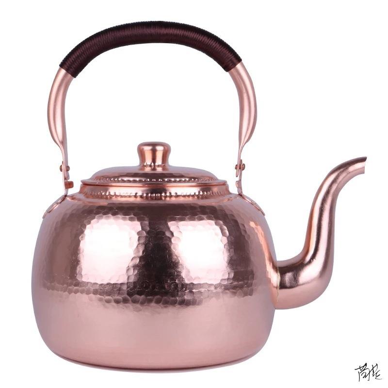 老式铜水壶茶水壶壶家用大容量手工茶楼商用点大号加汤壶大茶壶