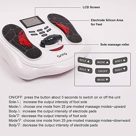 OSTO全自动足疗机按摩脚底穴位按摩器家用足底经络疏通按脚部仪