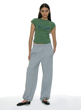 韩国正品 PARTIMENTO 国内现货日常百搭束带休闲长裤，卫裤