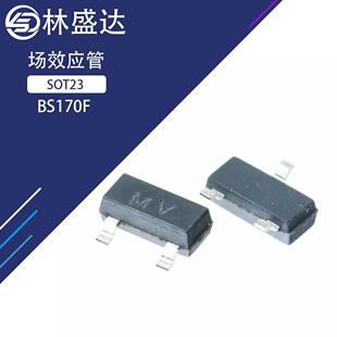 丝印MV 场效应管 BS170F BS170 0.15mA N沟道 60V BS170FTA SOT23