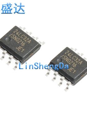 24LC32AI/SN 24LC32  24LC32A 24LC32A-I/SN存储器芯片SOP8 LC32