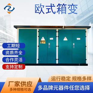 全规格箱式变压器高压配电房欧式成套变电站电力工程快速报价
