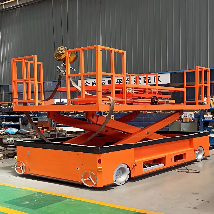 全向移动升降作业平台麦克纳姆轮舵轮升降机高空作业升降平台厂
