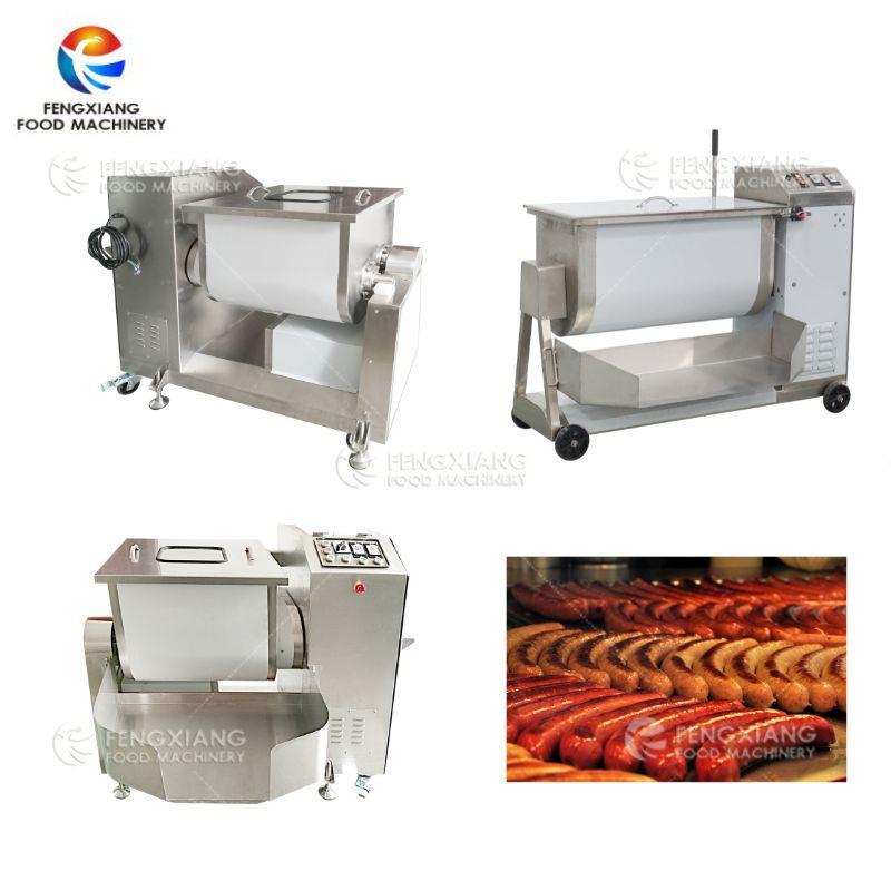 工厂直营全自动馅料火腿肠肉拌馅机双轴水饺混沌肉饼丸子搅拌机