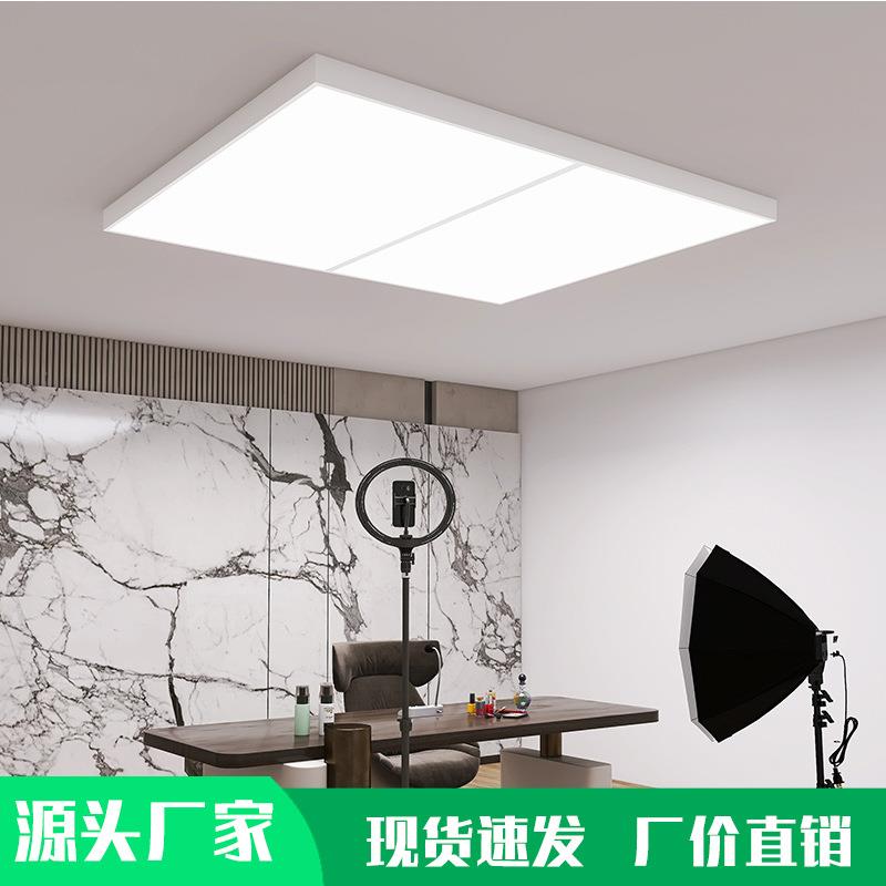 直播无影灯简约led长条吸顶灯超市健身房办公灯 高亮直播间吊线灯