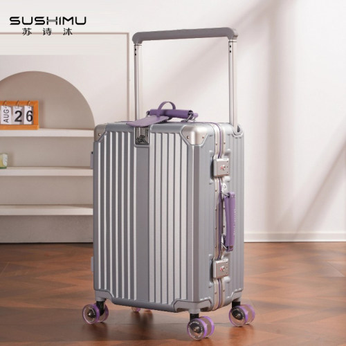 sushimu宽拉杆升级溜冰轮行李箱