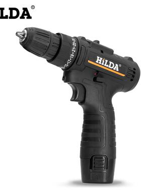 电起子锂电电钻家用12V无线冲击手电钻充电起子机电钻