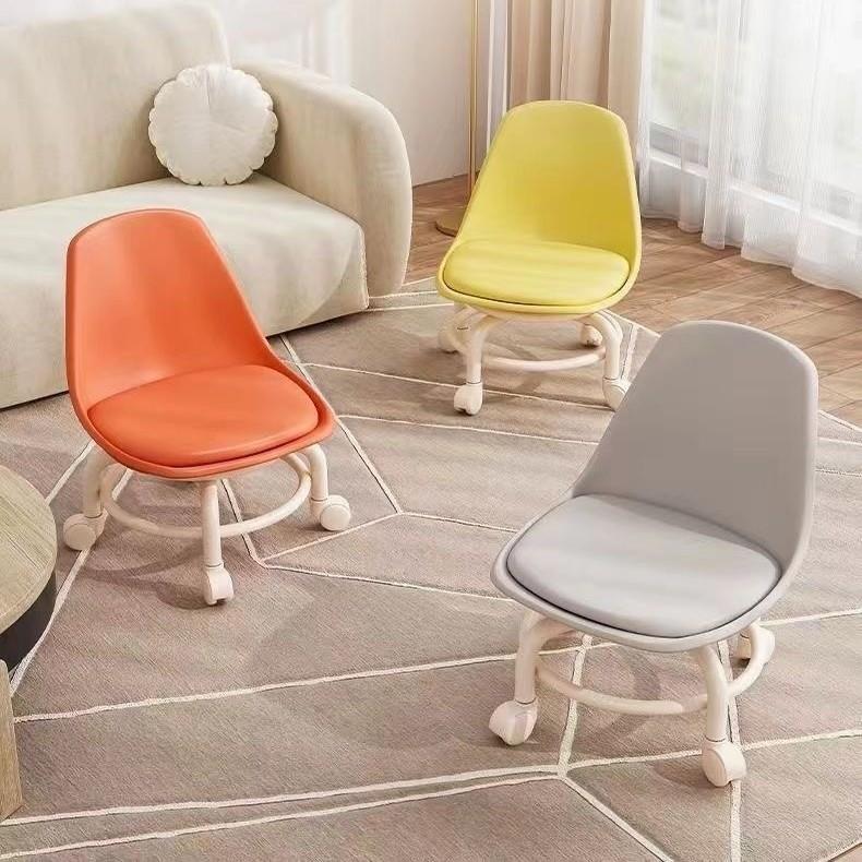 万向轮小凳子家用板凳小椅子沙发凳滑轮矮凳儿童大人小型网红圆凳