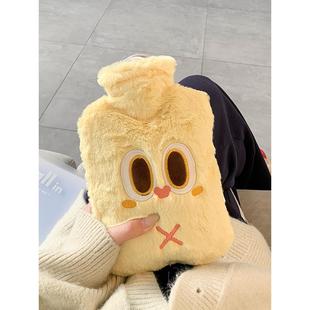 特别适用于女孩 可爱毛绒暖手热水瓶装 热水瓶 大装 满水