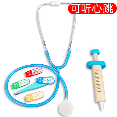 实木医生玩具过家家打针听诊器