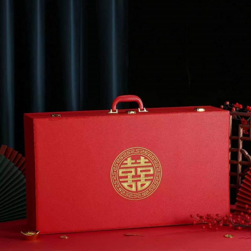 高档女方陪嫁套装婚礼新娘出嫁娘家嫁妆婚庆备婚洗漱物品陪嫁箱