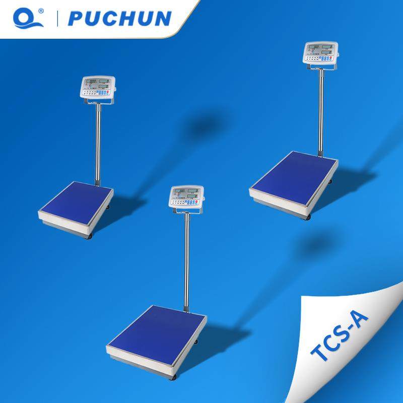 PUCHUN/浦春TCS-A电子计数落地秤交直两用电子工业台秤天平称磅秤