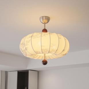 中古创意南瓜造型艺术书房间主卧灯具 复古南洋风卧室灯吸顶灯新款