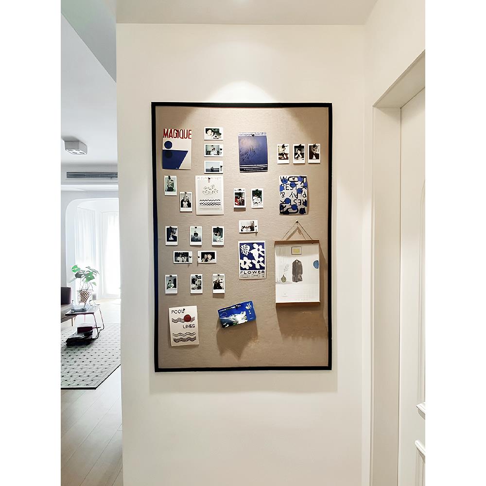 毛毡墙贴毛毡板照片墙背景板拍立得墙上相册墙创意装饰相框相片展