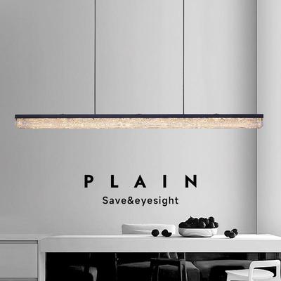 意式轻奢餐厅吊灯极简一字2025新款现代吧台高级感餐桌岛台长条灯