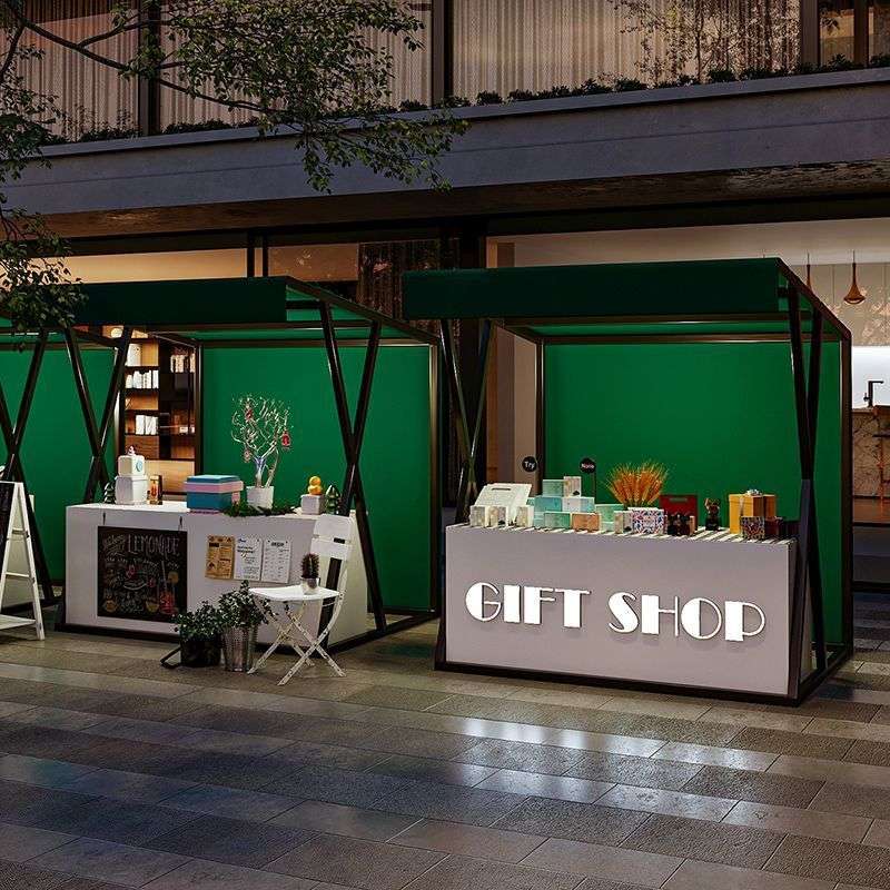 网红市集摊位架广场文创活动摆摊架商场花车展示架夜市小吃摆摊架