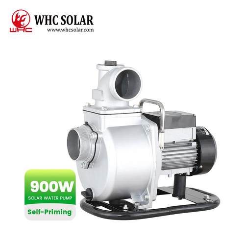 跨境热销WHC900W太阳能灌溉泵光伏自吸泵直流陆地泵