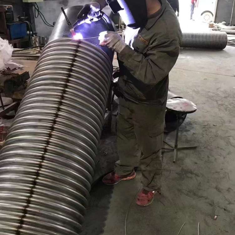 大口径金属软管不锈钢波纹管 法兰式金属软管304不锈钢金属编织管