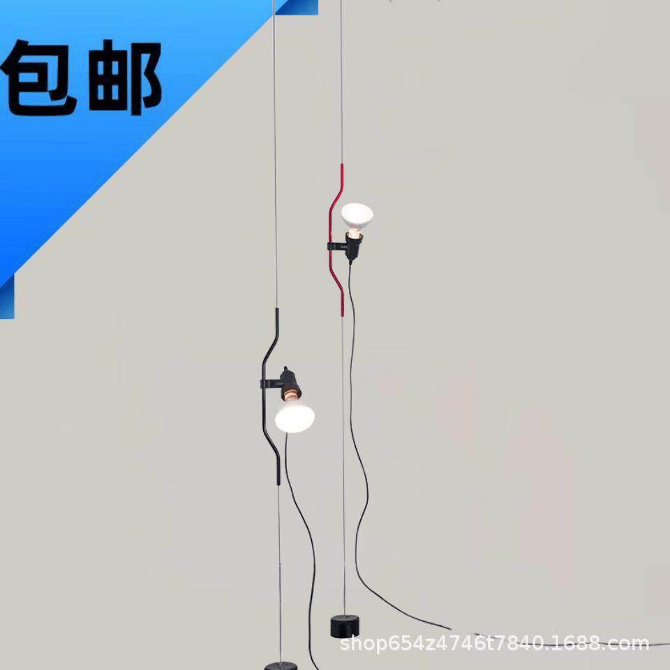 意大利可调节高度落地小吊灯客厅卧室床头画廊沙发旁展厅装饰灯具