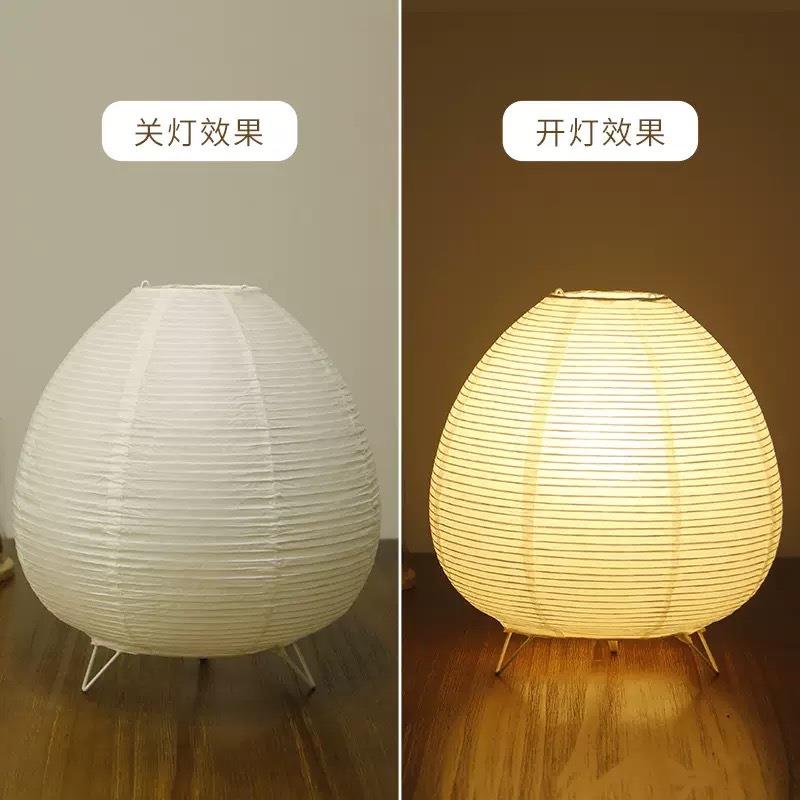 手工折纸日式宣纸台灯卧室书房酒店民宿装饰氛围灯创意个性小台灯