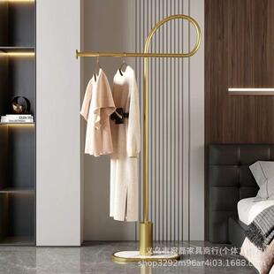 挂衣架落地卧室简易衣架子不占地家用室内房间衣服衣帽架小型衣杆