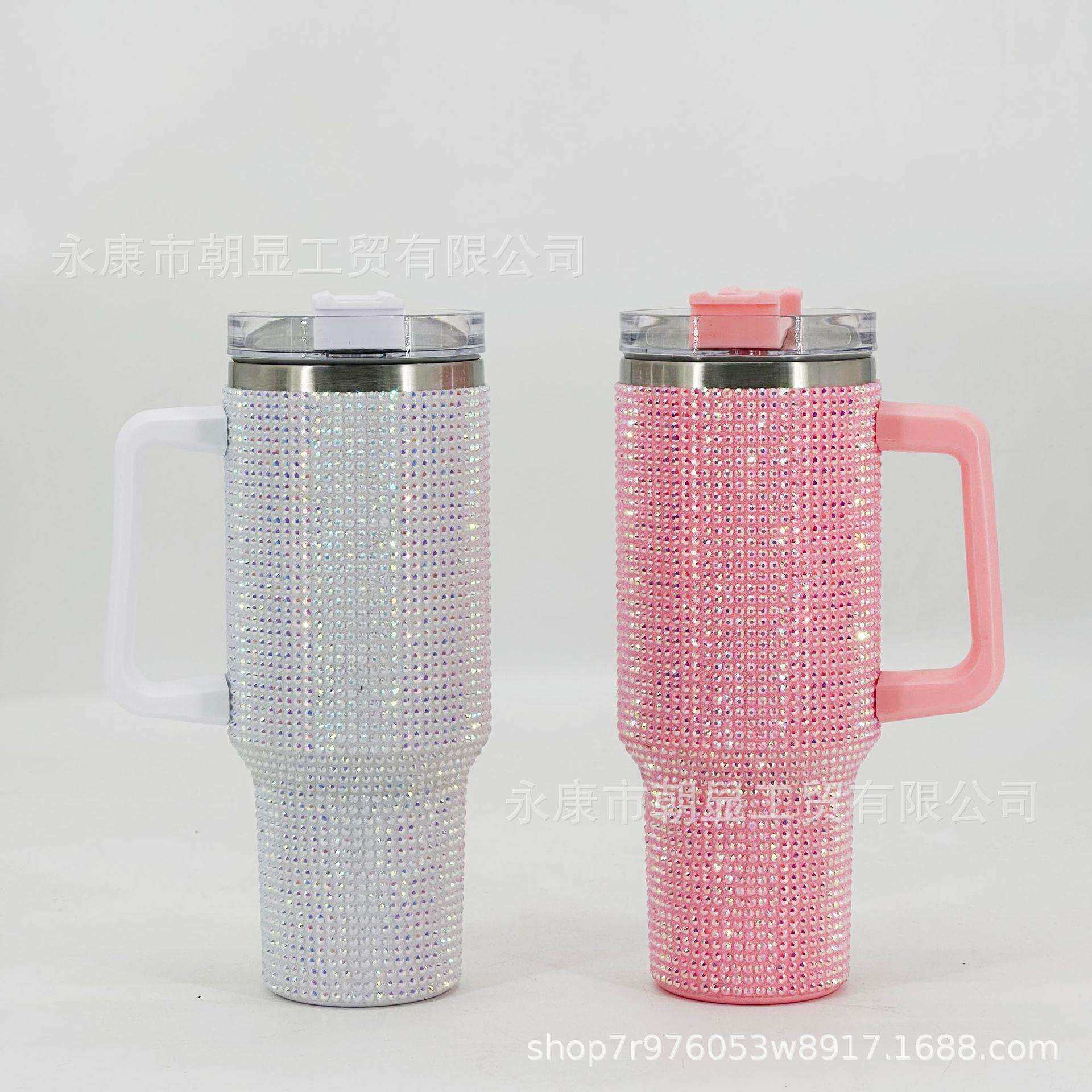 简约跨境爆款贴钻40oz手柄杯镶钻保温杯304不锈钢大容量40汽车杯,玩具/童车/益智/积木/模型,毛绒/玩偶/公仔/布艺类玩具,淘宝优惠券,粉丝福利购,淘宝优惠卷