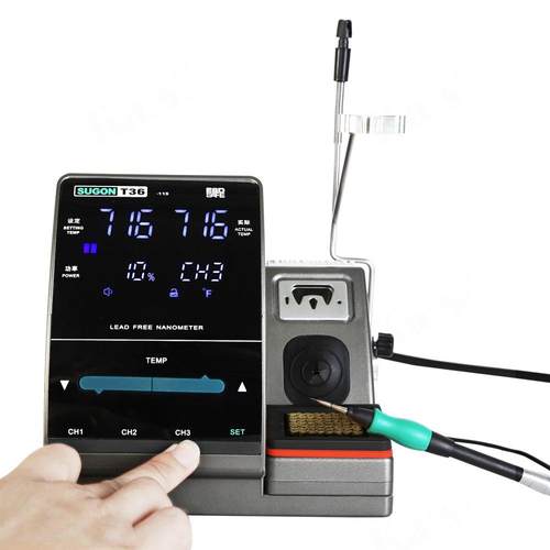 速工SUGONT36纳米焊台2秒升温精密指纹飞线尖细115烙铁头