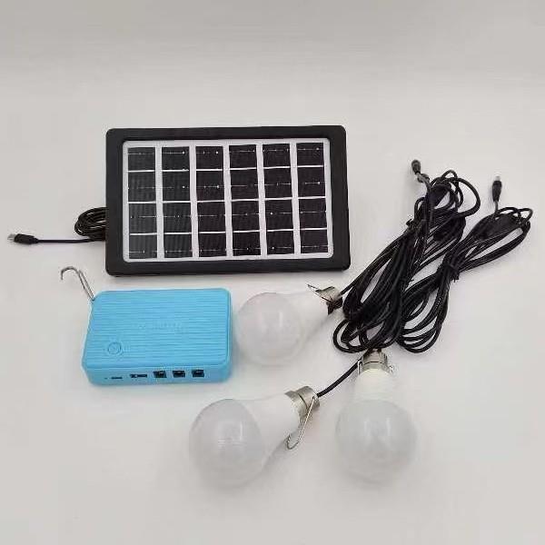 太阳能发电系统太阳能系统球泡灯LED应急储电灯太阳能应急储电系