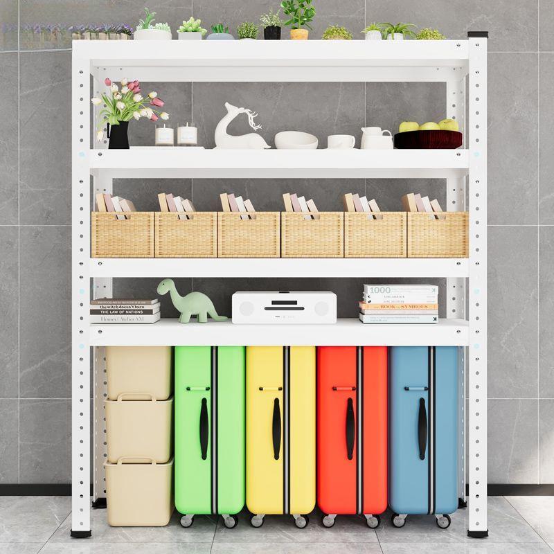 角钢货架多层落地置物架超市展示架客厅收纳架仓库储物架子厂