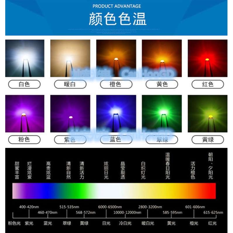 0805单闪白灯 贴片LED灯珠 2012自闪带IC白光 白偏蓝 发光二极管