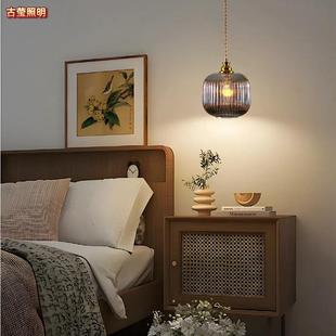 时尚床头小吊灯灯笼民宿卧室灯个性餐厅吊灯跨境电商中山古镇灯具