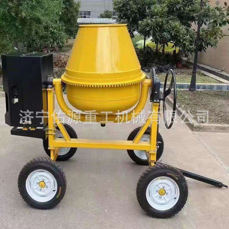 350L立式混合桶机械设备工程商用搅拌桶电动小型混凝土搅拌机
