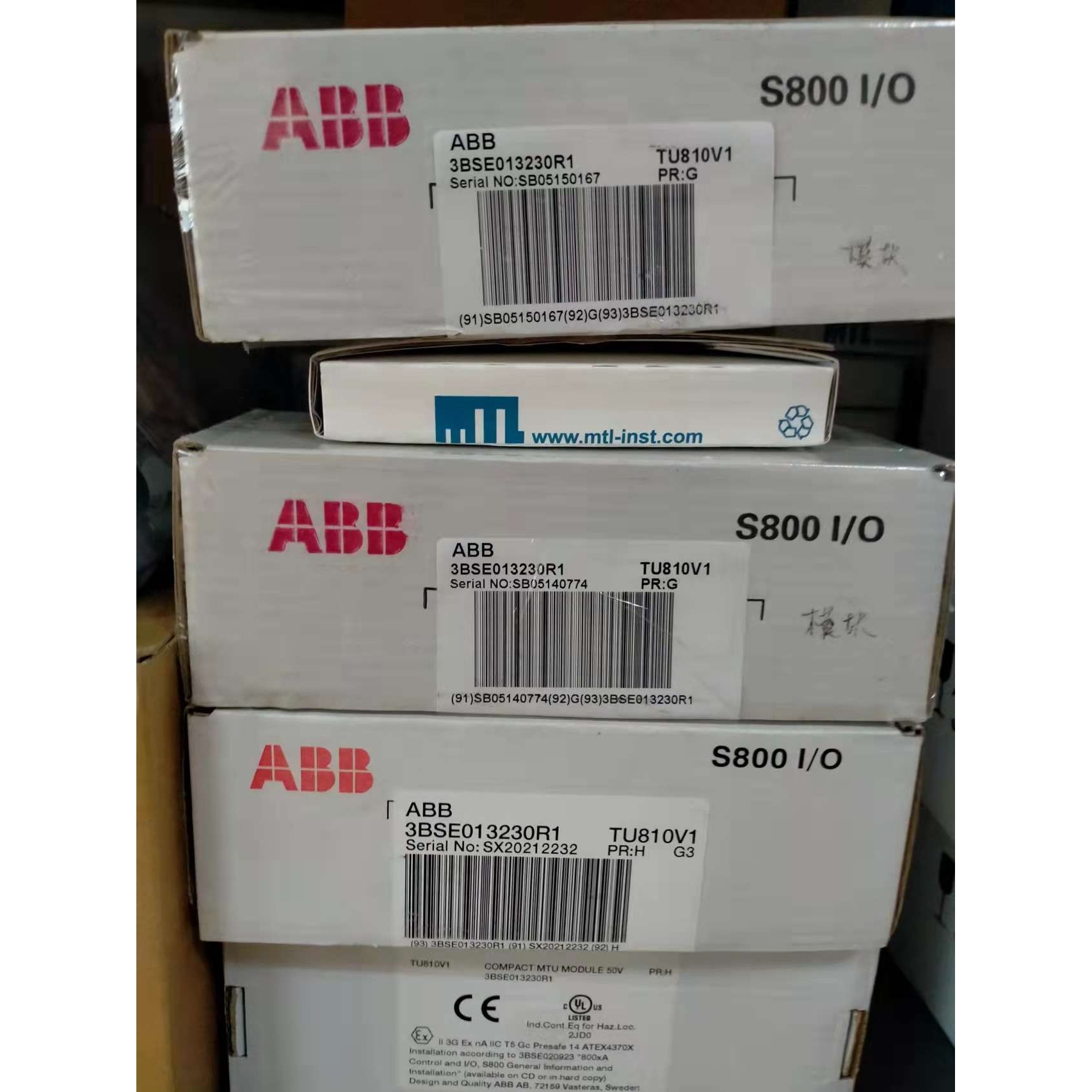 ABB系列AI835A/AI830/AI820模拟量输入卡件AO815/AI810质保一年