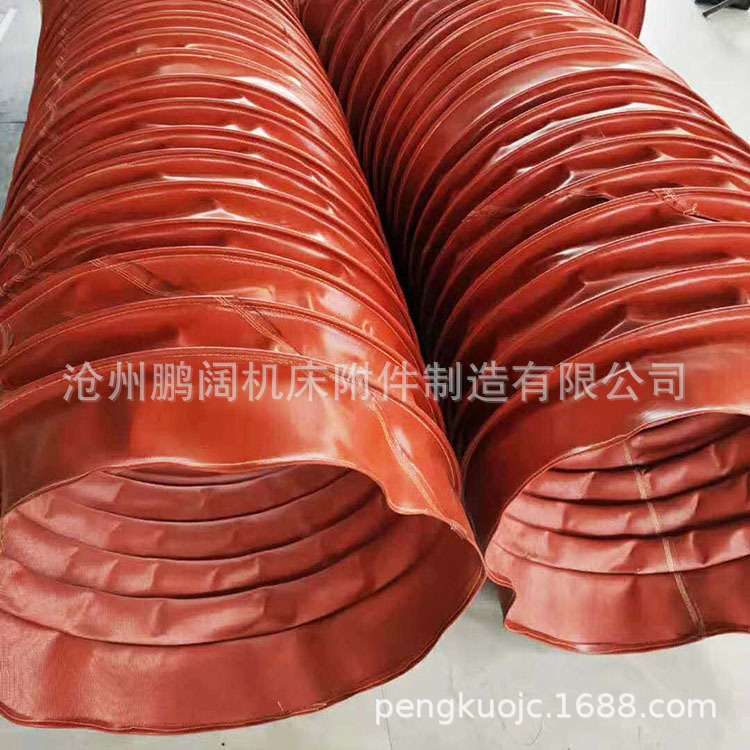 风机软连接 通风口伸缩软管 排烟耐高温帆布软接头风管软接