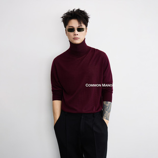 超细美利奴高领打底衫 yarn60支扬子纱羊毛 Biella COM25AW