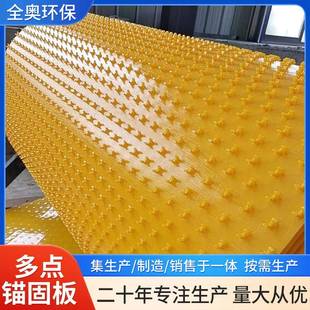 聚乙烯多点锚固板耐腐蚀管道内衬钢筋混凝土锚固板隧道PE锚固板