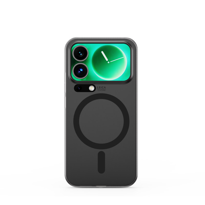 潮壳技适用小米18promax手机壳xiaomi17pro隐砂壳磁吸防摔15pro全包软边15U磨砂肤感半透新款小米17保护壳
