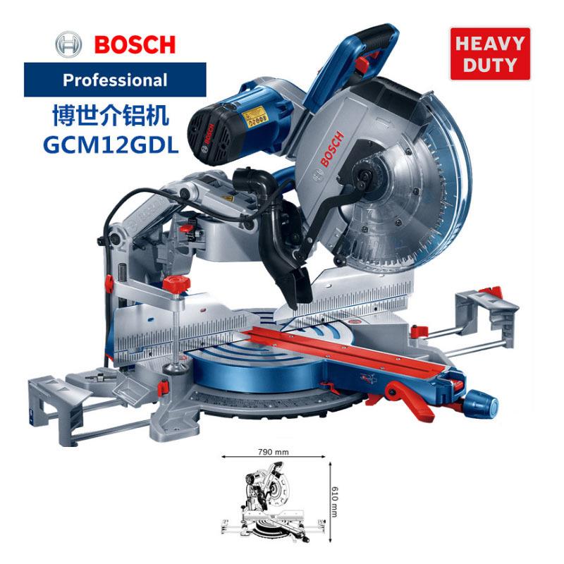 世BOS259CH斜切锯锯铝机家0用木工锯1/2寸GCM12GDL1MX铝合金博切