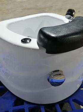 绿色方型舒冲适按摩足浴足沐洗52033脚可盆浪按摩自动排水可以来