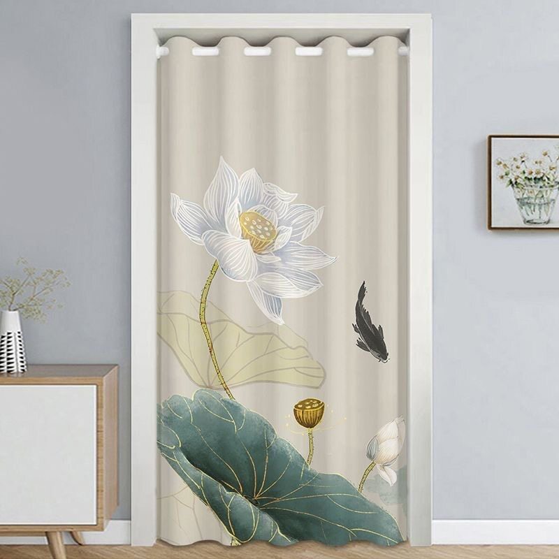 家用客厅卧室隔断帘挡风布帘防冷气隔热遮丑遮挡布免打孔空调门帘