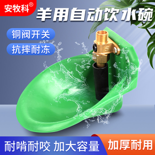 羊用饮水碗自动饮水器养羊喂水器加厚塑料喝水碗羊饮水槽养殖设备