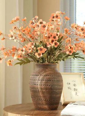 泰环 田园小苏梅仿真花束假花绢花干花客厅餐桌花摆件室内装饰品